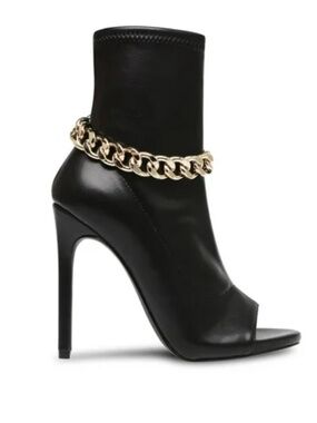 🤩 Steve Madden Womens Elettra C Zipper Peep Toe Ankle Boots - size 6